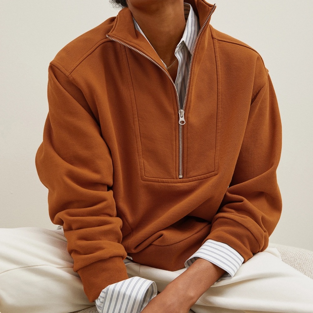 NWOT Everlane track half zip